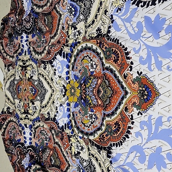 Nwt Melissa Paige Copacabanna Red Midi Dress Size Large - Picture 11 of 12